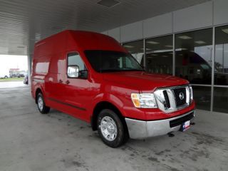 2013 Nissan Nv2500 Sv Rare Colored Unit High Roof Red Alert photo