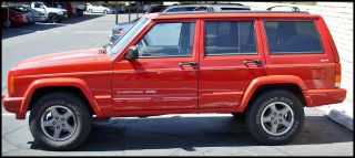 1998 Jeep Cherokee Classic Sport Suv Red 4dr 4wd 6 Cyclinder Only photo
