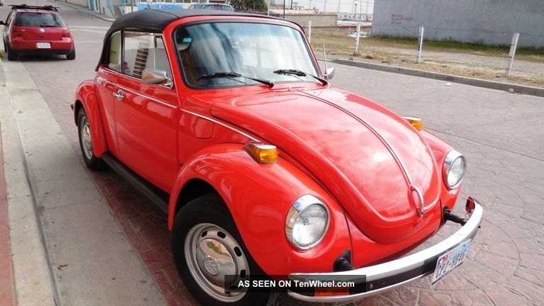 1978 Volkswagen Beetle Convertible,  Limited Karmann Editon,  2 - Door,  1.  6l Beetle - Classic photo