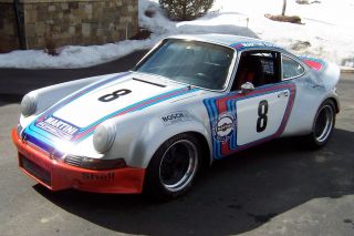 1971 Porsche 911 Vintage Road Racing Car,  Martini Racing Tribute, photo
