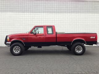 1996 Ford F250 Supercab Xlt 4x4 - Winch - Lifted - 7.  3 Powerstroke Turbo Diesel photo