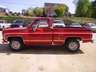 1977 Chevy Scottsdale Truck Factory Bb Engine P / S P / B Factory A / C Driver photo