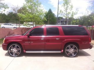 2004 Cadillac Escalade Esv With $5000 Custom Stereo & Tv,  S And Sitting On 26,  S photo