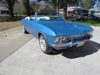 1966 Chevrolet Corvair Convertible Monza 110 With 4 Speed Manual Stick Shift photo