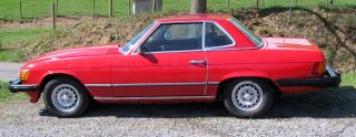 1979 Mercedes - Benz 450 Sl Convertible Hard To Find Back Seat Model photo