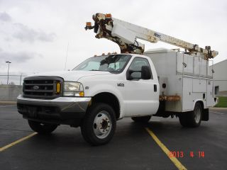 2004 Ford F450 Superduty With Altec,  At200a 35 ' Working Height Bucket,  1owner photo