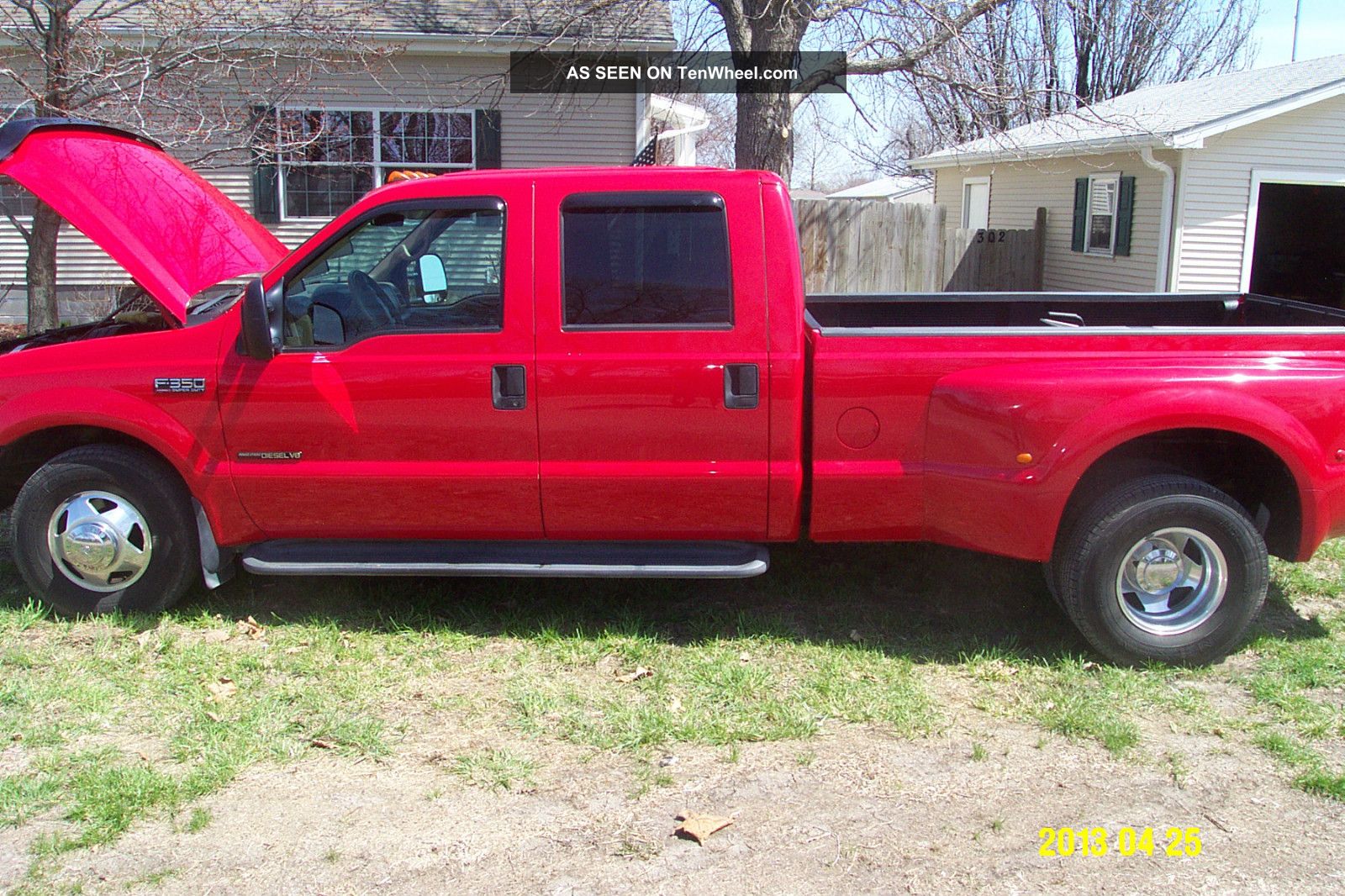 2000 ford f 350 7 3 crew dually alloy wheels fifth wheel