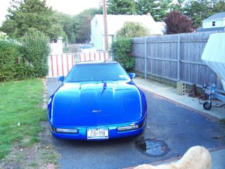 1995 Lt1 C4 Coupe Color Admiral Blue Rare Color.  350 Hp Engine. photo