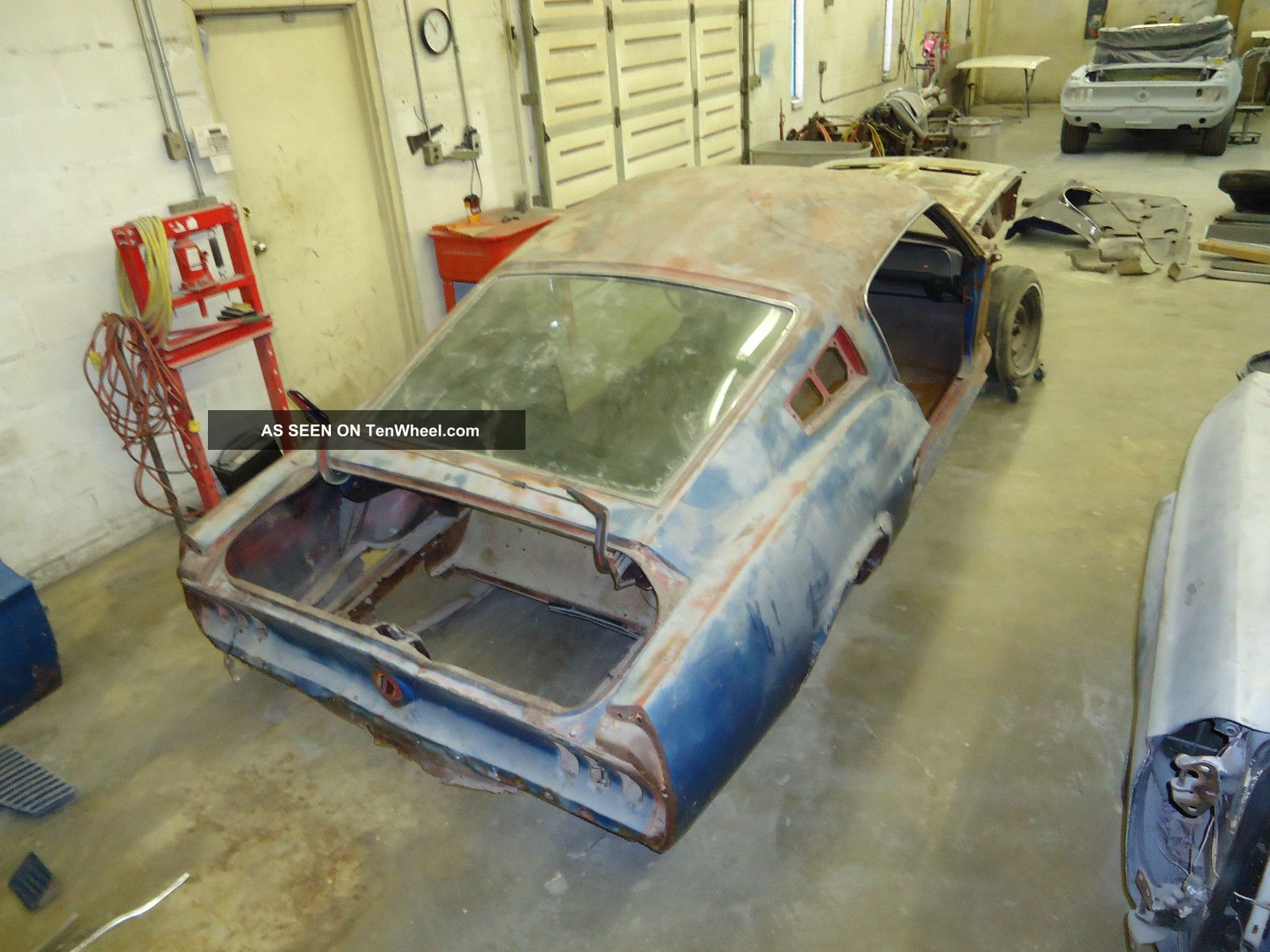 1967 Mustang Fastback V - 8 Candy Apple Red Barn Find Project Builder Hotrod Mustang photo