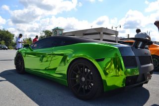 2008 Lamborghini Gallardo Chrome Green Bicolore E - Gear - Fabspeed Exhaust photo