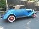 1934 Ford Cabriolet Convertible Roadster Flathead V - 8 All Steel Other photo 7