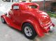 1932 Ford Red 3 Window Coupe Hot Rod Other photo 2