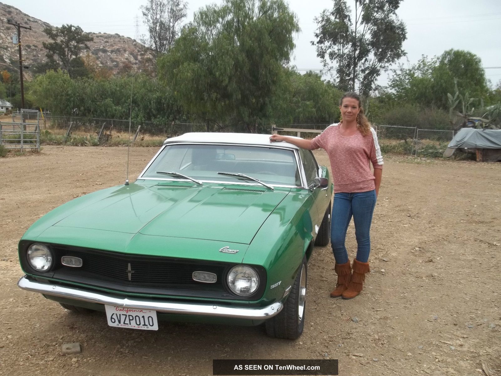 1968 California Camaro Rally Green Rare Camaro photo