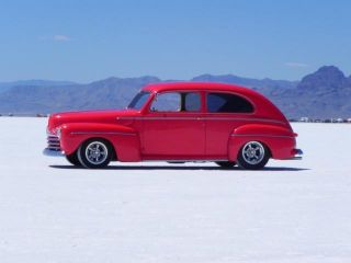1946 Ford 2 Door Sedan,  A / C,  Chevy 350 / 700r Overdrive,  Ford 9”,  Air Suspension photo