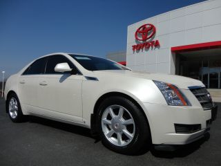 2009 Cadillac Cts 4 Awd White Diamond Tri - Coat Paint Ebony 42k Mi Video photo