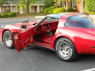 1980 Chevy Corvette,  Red On Red,  73k,  Title,  Project photo