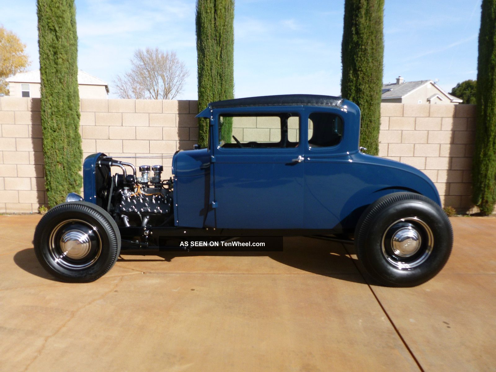 1929 Ford 3 window coupe #6