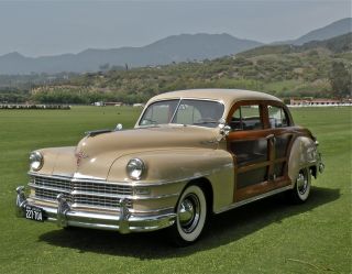 1948 Chrysler Town & Country Woody Sedan - Extremely Unrestored Condition photo