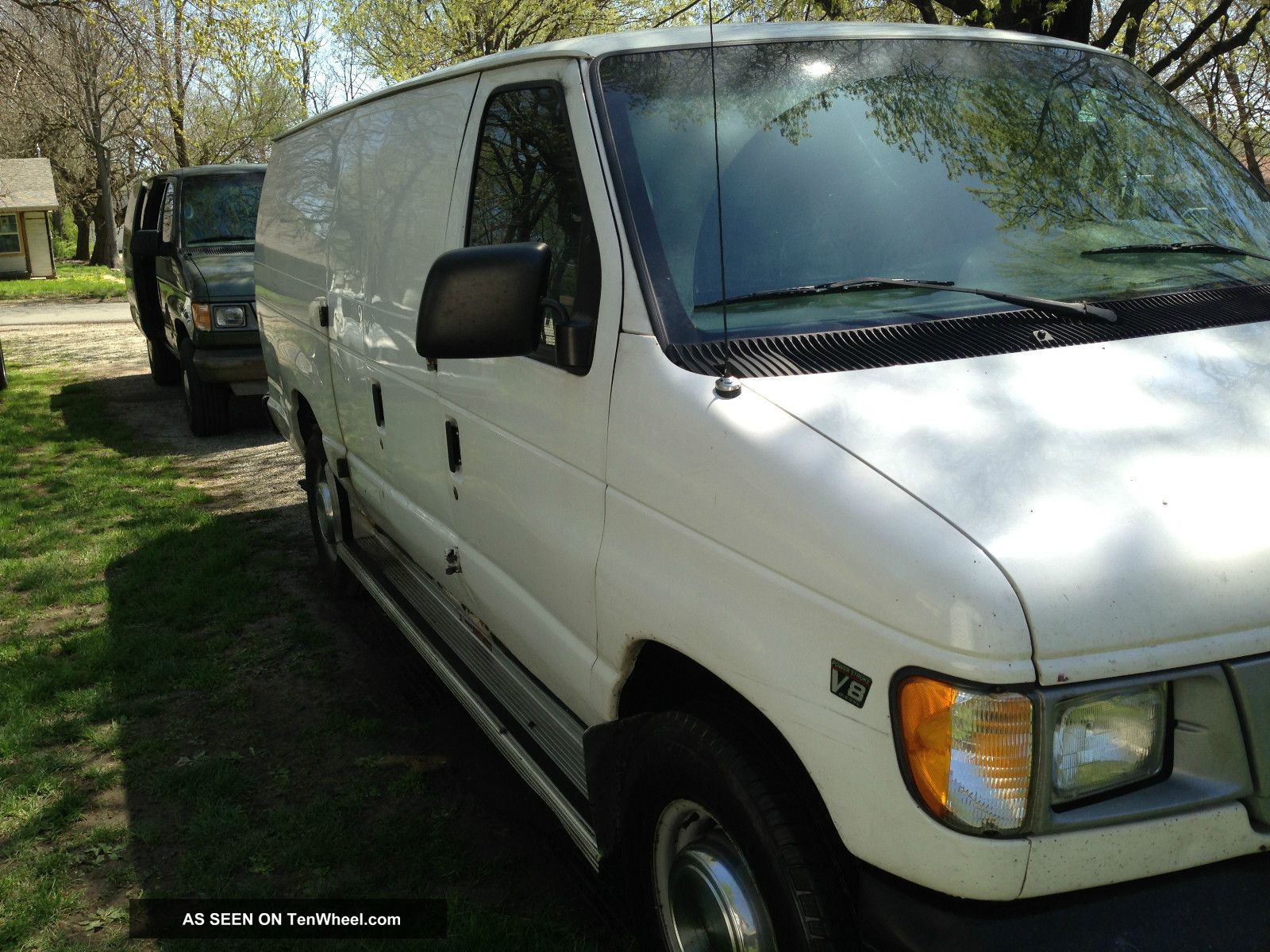 2002 Ford e350 cargo van diesel #8