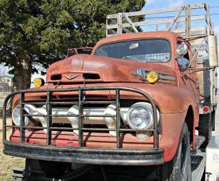 1952 4 Cylinder flat flywheel ford head pick truck up #7