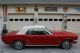 1966 Msutang Convertible. . . .  Georgia Car. . . .  V8 Bright Red. . . .  Automatic Mustang photo 1