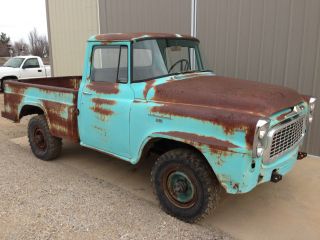 1960 International B120 3 / 4 Ton 4x4 Short Bed Solid Truck Hard To Find photo