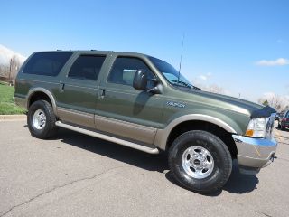 2002 Ford Excursion Limited 7.  3 Powerstroke Turbo Diesel 4x4 V8 2 Own Ca / Co Rare photo
