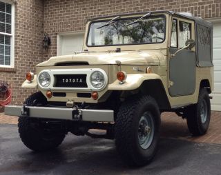 1969 Toyota Fj40 Land Cruiser Fst Rare Factory Soft Top photo