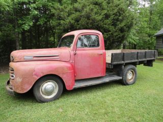 1952 4 Cylinder flat flywheel ford head pick truck up #9
