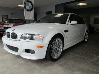 2002 Bmw M3 White Coupe Manual 6 Speed photo