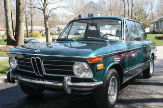 1972 Bmw 2002 Tii,  Green With Brown Interior. photo