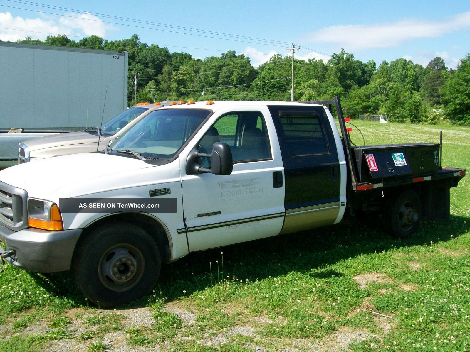 Ford f350 flatbed diesel #9