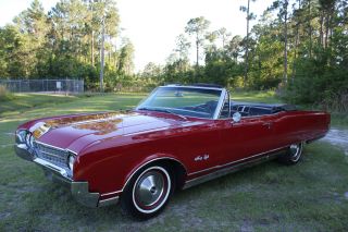 1966 Oldsmobile Ninety - Eight Rocket 98 Convertible 425 Make Offer_load 77+ Pict. photo