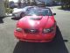 2004 Red Ford Mustang Convertible 40th Anniversary Edition With 6 Mustang photo 1