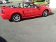 2004 Red Ford Mustang Convertible 40th Anniversary Edition With 6 Mustang photo 2