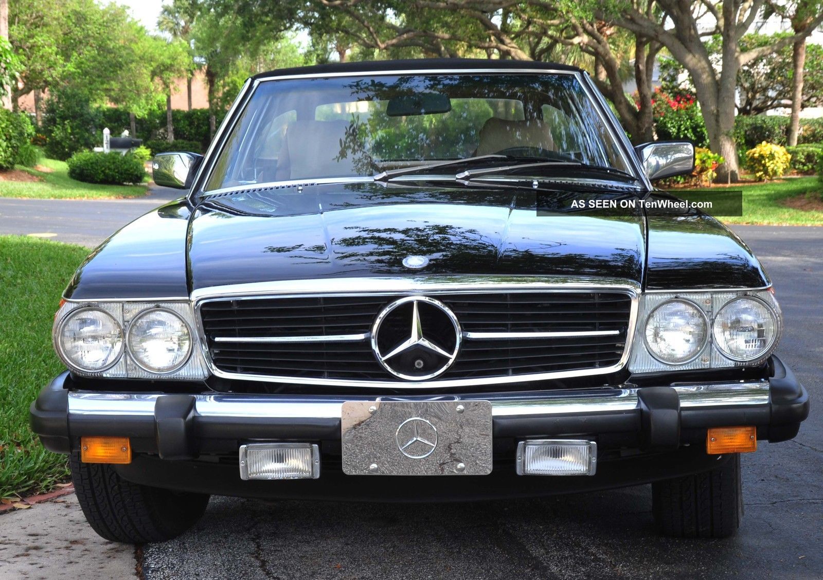 Mercedes Benz 1985 380sl Black Beauty Roadster, Loaded, Show Winner