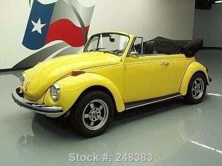 1972 Volkswagen Beetle Classic Cabriolet 1600cc 4speed Texas Direct Auto photo