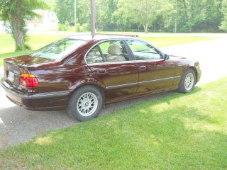 1997 Bmw 528i Excellent Condtion Maroon Exterior With Tan Interior photo