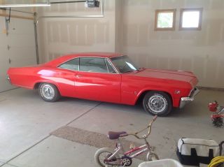1965 2 Door.  Red With White Interior.  402ci,  4 Speed,  411 Rear Gear. photo