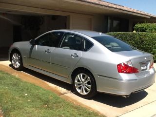 2010 M35; Silver; Like.  Leather; Loaded photo