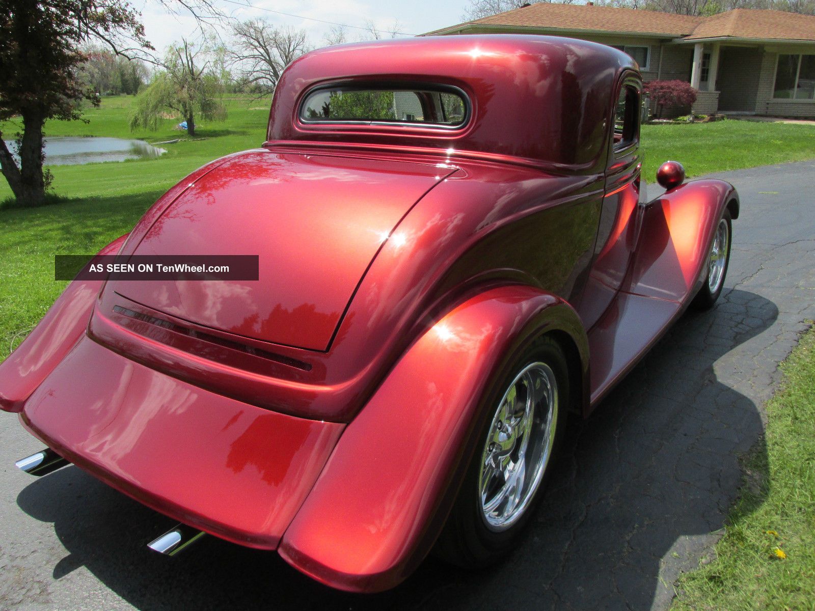 1934 Ford 3 window coupe street rod #10