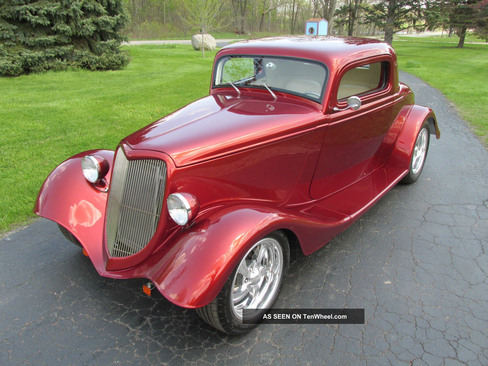 1934 Ford 3 window coupe street rod #6