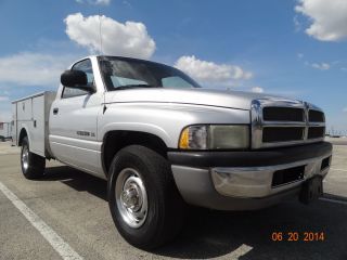 2001 Dodge Ram 2500 V8 5.  9l 2wd Auto 1owner Tx Custom Utility Bed Drives Perfect photo