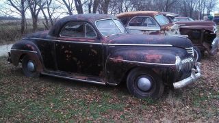 1941 Desoto 3 - Window Business Coupe - Rare - Barn Find - Great Patina photo
