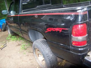 1998 Dodge Ram 1500 Pickup Black photo