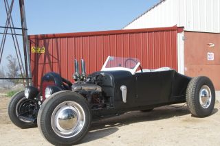 1927 Ford Roadster On 1928 Rails Traditional Hot Rod photo