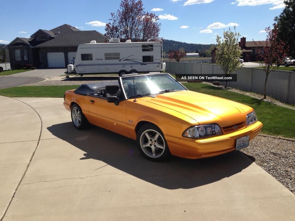 1988 Ford Mustang Lx Convertible 2 - Door 5.  0l Mustang photo