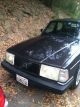 1991 Volvo 240 Dl 4 Door Sedan Charcoal Gray And Black 240 photo 7