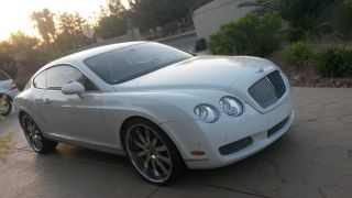 2005 White Bentley Continental Gt photo