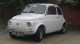 1969 Fiat 500 L,  White Red Interior,  Throughout, 500 photo 4